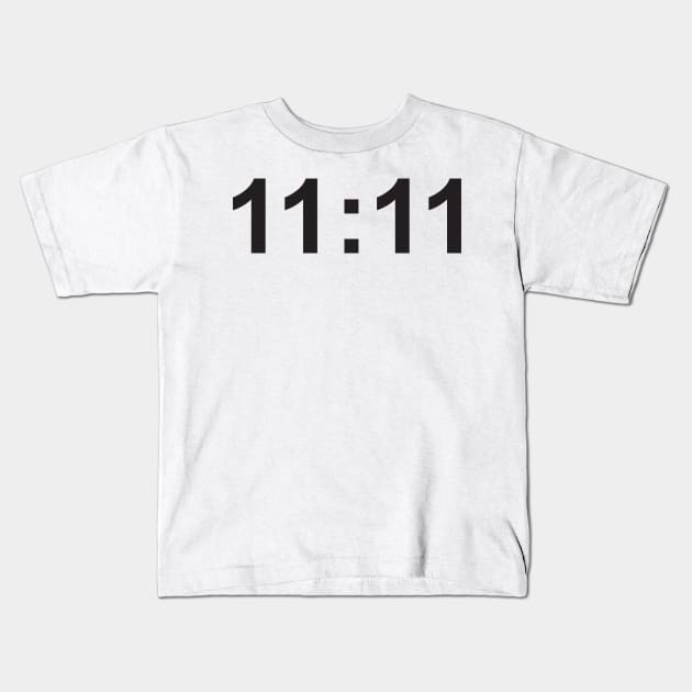 Angel Number 1111 Kids T-Shirt by lawofattraction1111